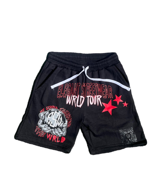 “WGTOTW v2 WRLD TOUR” shorts -Bred